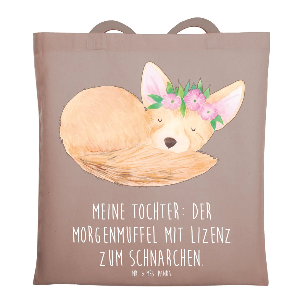 Tragetasche Tochter Morgenmuffel Beuteltasche, Beutel, Einkaufstasche, Jutebeutel, Stoffbeutel, Tasche, Shopper, Umhängetasche, Strandtasche, Schultertasche, Stofftasche, Tragetasche, Badetasche, Jutetasche, Einkaufstüte, Laptoptasche, Familie, Vatertag, Muttertag, Bruder, Schwester, Mama, Papa, Oma, Opa