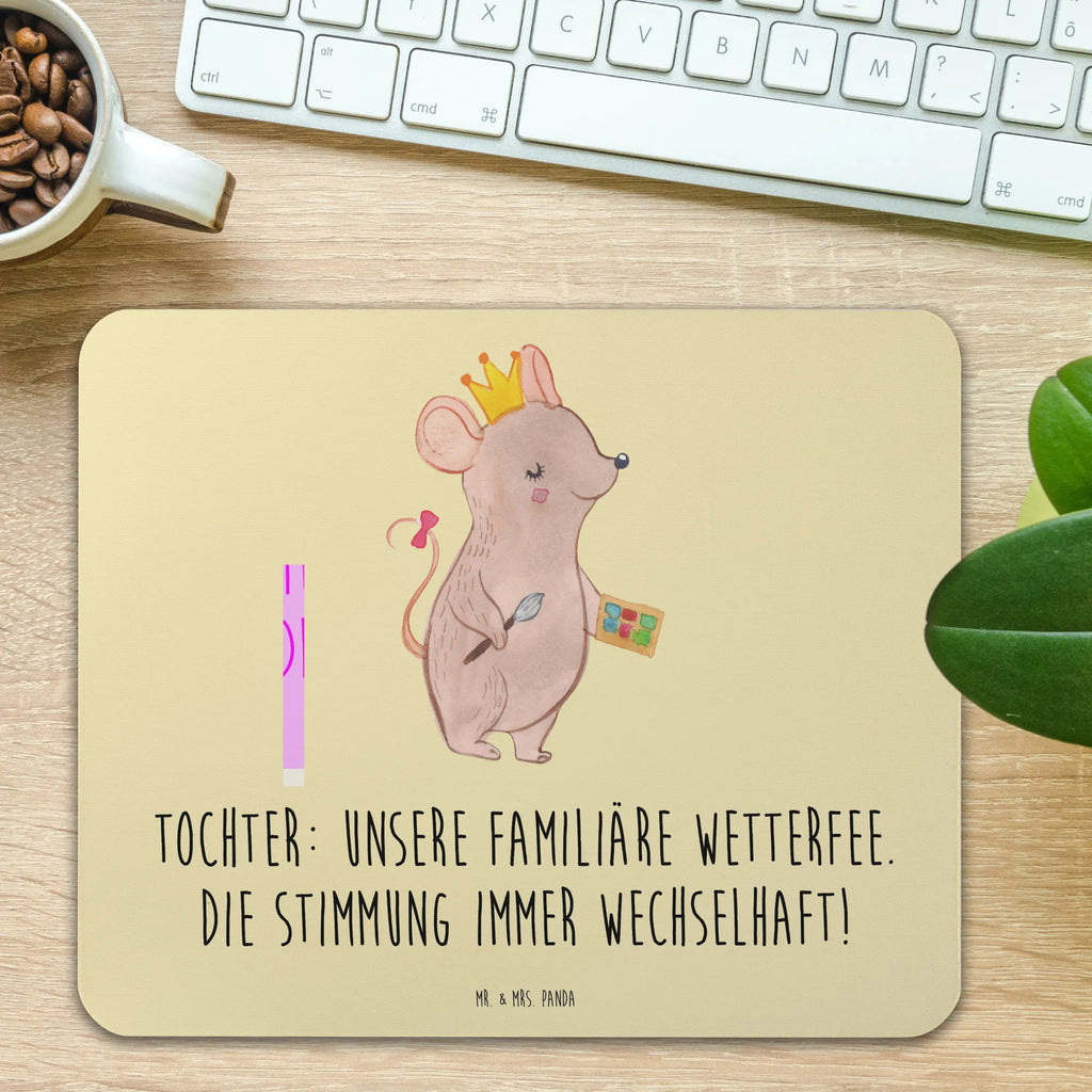 Mauspad Tochter Wetterfee Mousepad, Computer zubehör, Büroausstattung, PC Zubehör, Arbeitszimmer, Mauspad, Einzigartiges Mauspad, Designer Mauspad, Mausunterlage, Mauspad Büro, Familie, Vatertag, Muttertag, Bruder, Schwester, Mama, Papa, Oma, Opa