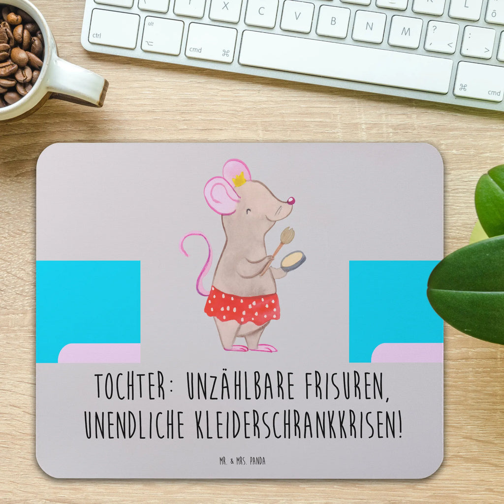 Mauspad Tochter Mode Mousepad, Computer zubehör, Büroausstattung, PC Zubehör, Arbeitszimmer, Mauspad, Einzigartiges Mauspad, Designer Mauspad, Mausunterlage, Mauspad Büro, Familie, Vatertag, Muttertag, Bruder, Schwester, Mama, Papa, Oma, Opa