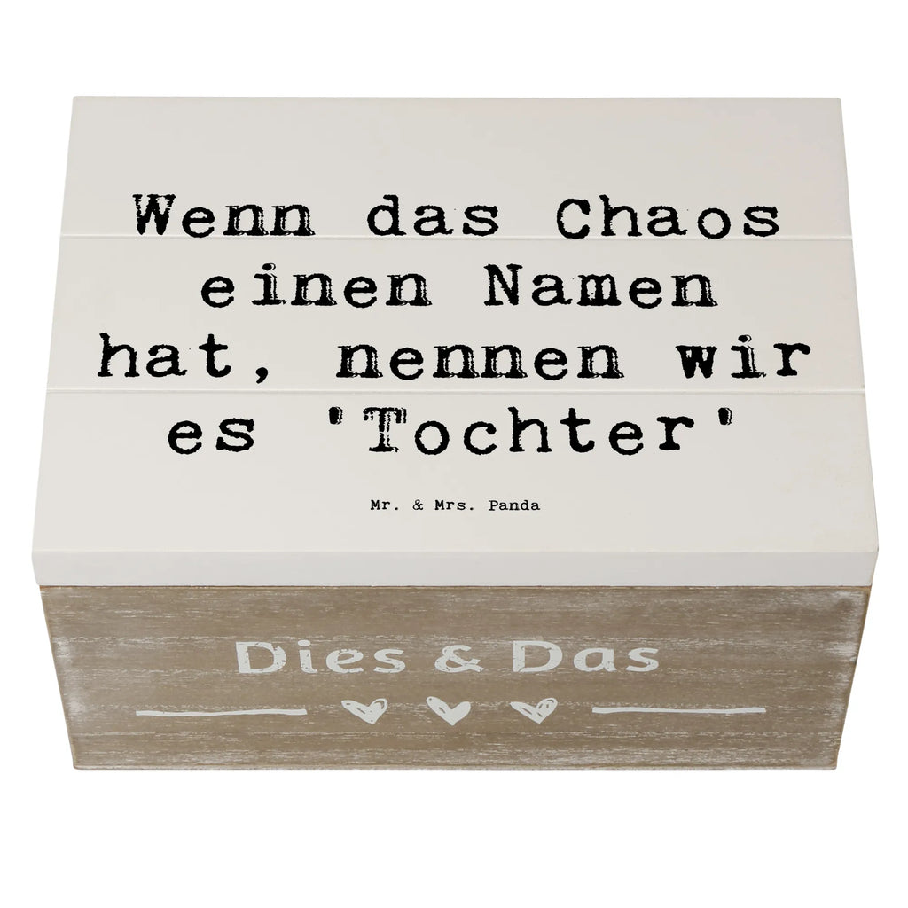 Holzkiste Spruch Chaos Tochter Holzkiste, Kiste, Schatzkiste, Truhe, Schatulle, XXL, Erinnerungsbox, Erinnerungskiste, Dekokiste, Aufbewahrungsbox, Geschenkbox, Geschenkdose, Familie, Vatertag, Muttertag, Bruder, Schwester, Mama, Papa, Oma, Opa