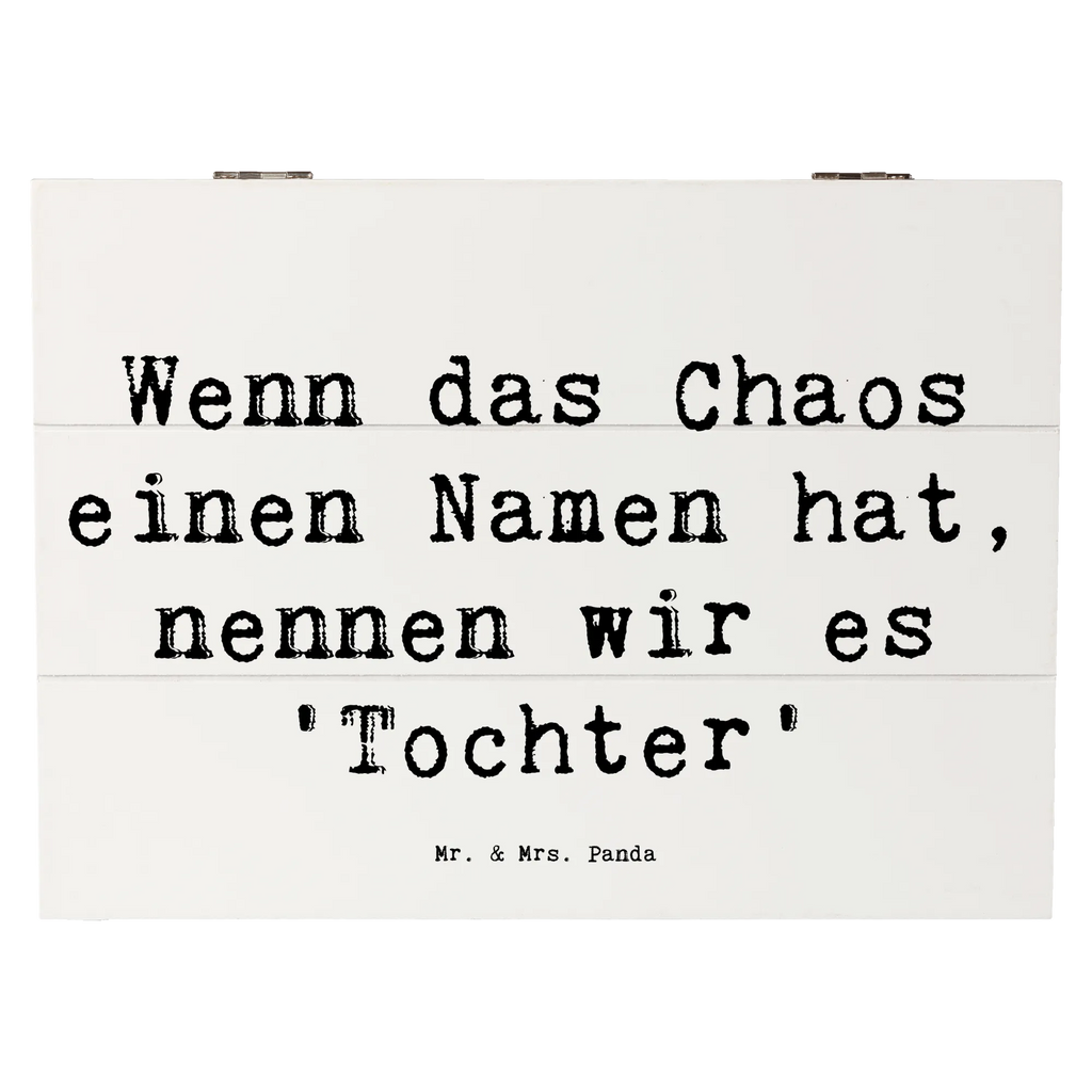 Holzkiste Spruch Chaos Tochter Holzkiste, Kiste, Schatzkiste, Truhe, Schatulle, XXL, Erinnerungsbox, Erinnerungskiste, Dekokiste, Aufbewahrungsbox, Geschenkbox, Geschenkdose, Familie, Vatertag, Muttertag, Bruder, Schwester, Mama, Papa, Oma, Opa