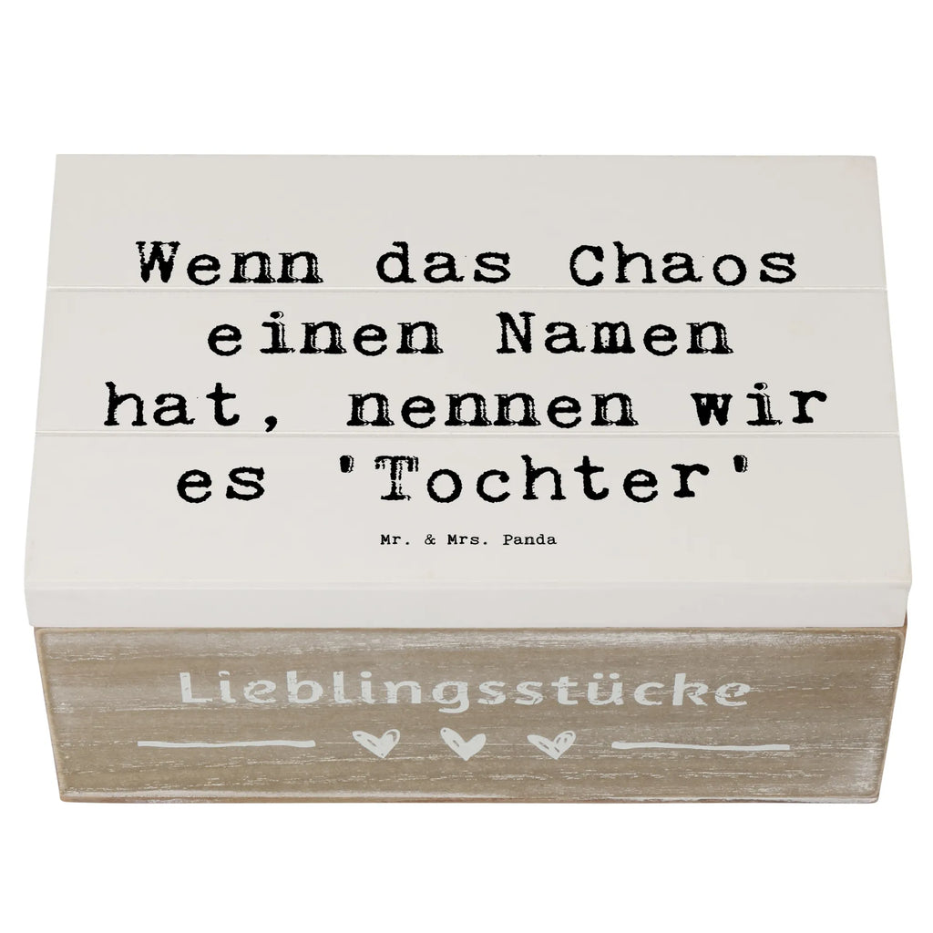 Holzkiste Spruch Chaos Tochter Holzkiste, Kiste, Schatzkiste, Truhe, Schatulle, XXL, Erinnerungsbox, Erinnerungskiste, Dekokiste, Aufbewahrungsbox, Geschenkbox, Geschenkdose, Familie, Vatertag, Muttertag, Bruder, Schwester, Mama, Papa, Oma, Opa