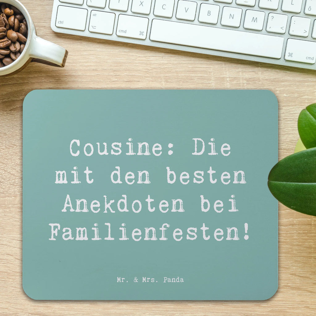 Mauspad Spruch Cousine Anekdoten Mousepad, Computer zubehör, Büroausstattung, PC Zubehör, Arbeitszimmer, Mauspad, Einzigartiges Mauspad, Designer Mauspad, Mausunterlage, Mauspad Büro, Familie, Vatertag, Muttertag, Bruder, Schwester, Mama, Papa, Oma, Opa