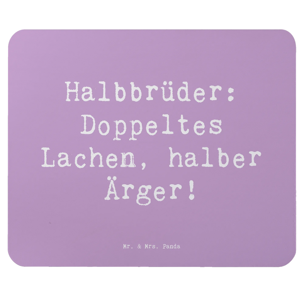 Mauspad Spruch Halbbruder Lachen Mousepad, Computer zubehör, Büroausstattung, PC Zubehör, Arbeitszimmer, Mauspad, Einzigartiges Mauspad, Designer Mauspad, Mausunterlage, Mauspad Büro, Familie, Vatertag, Muttertag, Bruder, Schwester, Mama, Papa, Oma, Opa