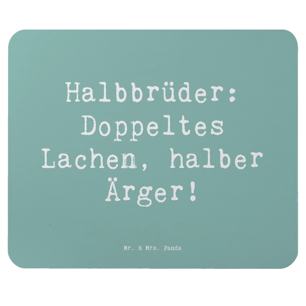 Mauspad Spruch Halbbruder Lachen Mousepad, Computer zubehör, Büroausstattung, PC Zubehör, Arbeitszimmer, Mauspad, Einzigartiges Mauspad, Designer Mauspad, Mausunterlage, Mauspad Büro, Familie, Vatertag, Muttertag, Bruder, Schwester, Mama, Papa, Oma, Opa