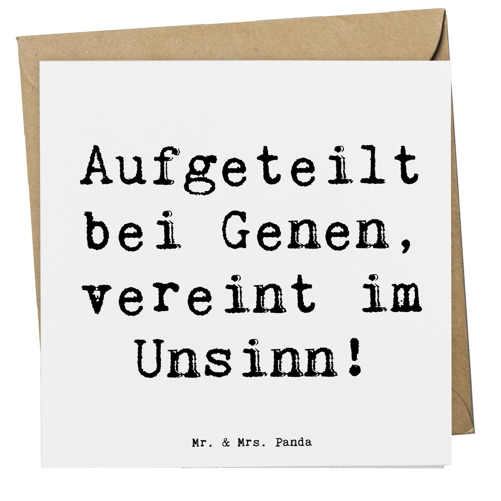 Deluxe Karte Spruch Halbbruder Unsinn Karte, Grußkarte, Klappkarte, Einladungskarte, Glückwunschkarte, Hochzeitskarte, Geburtstagskarte, Hochwertige Grußkarte, Hochwertige Klappkarte, Familie, Vatertag, Muttertag, Bruder, Schwester, Mama, Papa, Oma, Opa