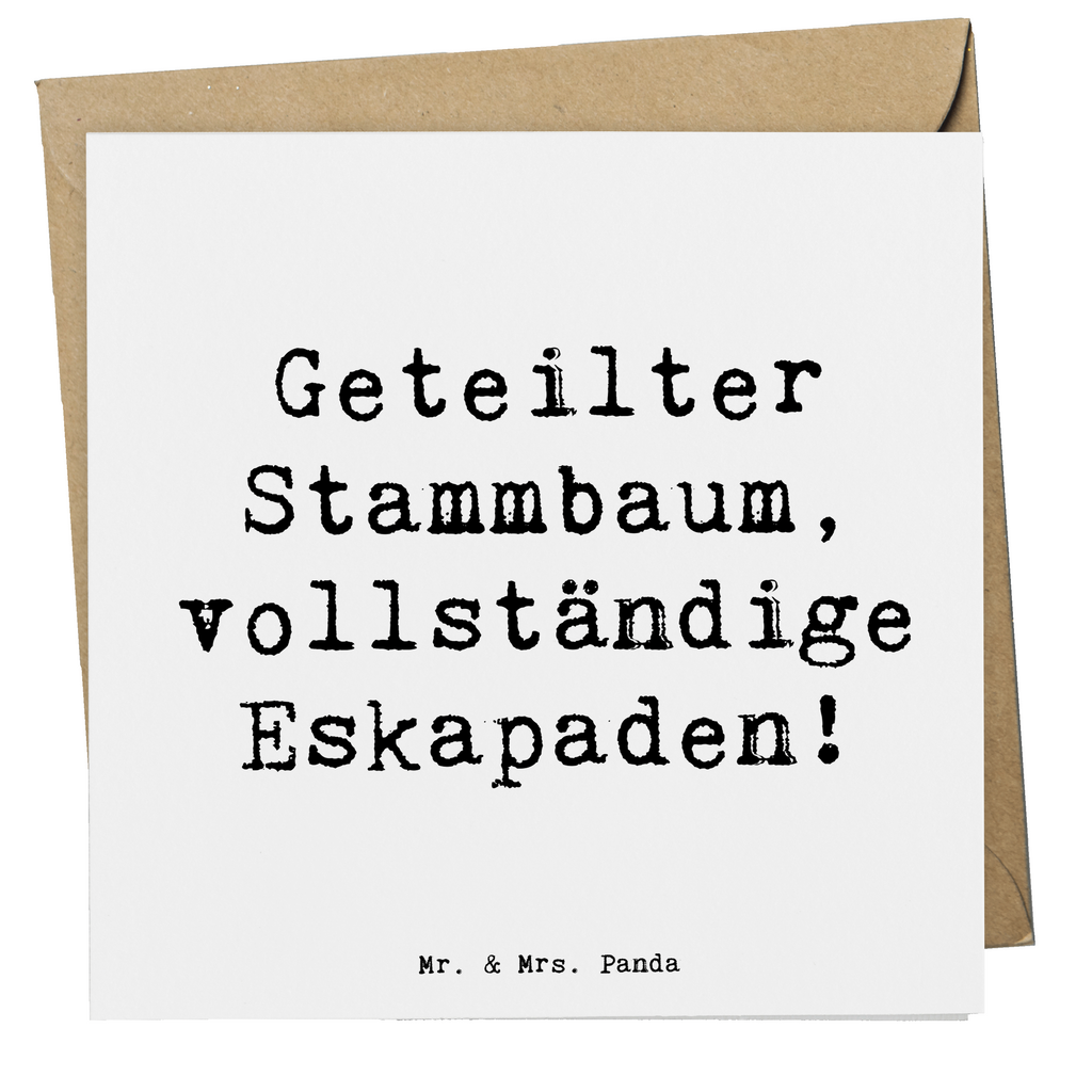 Deluxe Karte Spruch Halbbruder Eskapaden Karte, Grußkarte, Klappkarte, Einladungskarte, Glückwunschkarte, Hochzeitskarte, Geburtstagskarte, Hochwertige Grußkarte, Hochwertige Klappkarte, Familie, Vatertag, Muttertag, Bruder, Schwester, Mama, Papa, Oma, Opa