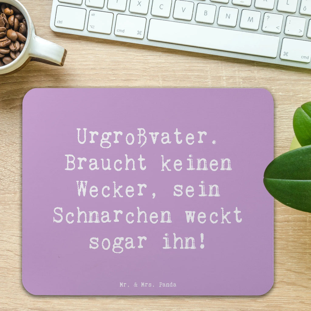 Mauspad Spruch Urgroßvater Schnarchen Mousepad, Computer zubehör, Büroausstattung, PC Zubehör, Arbeitszimmer, Mauspad, Einzigartiges Mauspad, Designer Mauspad, Mausunterlage, Mauspad Büro, Familie, Vatertag, Muttertag, Bruder, Schwester, Mama, Papa, Oma, Opa