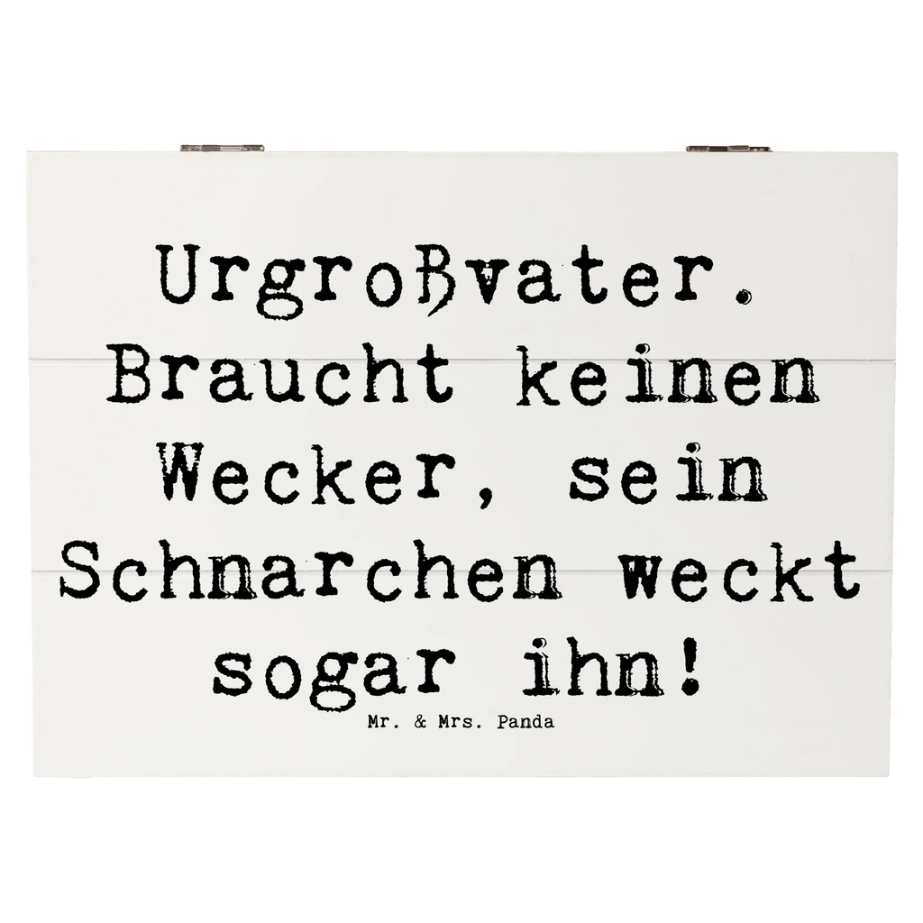 Holzkiste Spruch Urgroßvater Schnarchen Holzkiste, Kiste, Schatzkiste, Truhe, Schatulle, XXL, Erinnerungsbox, Erinnerungskiste, Dekokiste, Aufbewahrungsbox, Geschenkbox, Geschenkdose, Familie, Vatertag, Muttertag, Bruder, Schwester, Mama, Papa, Oma, Opa