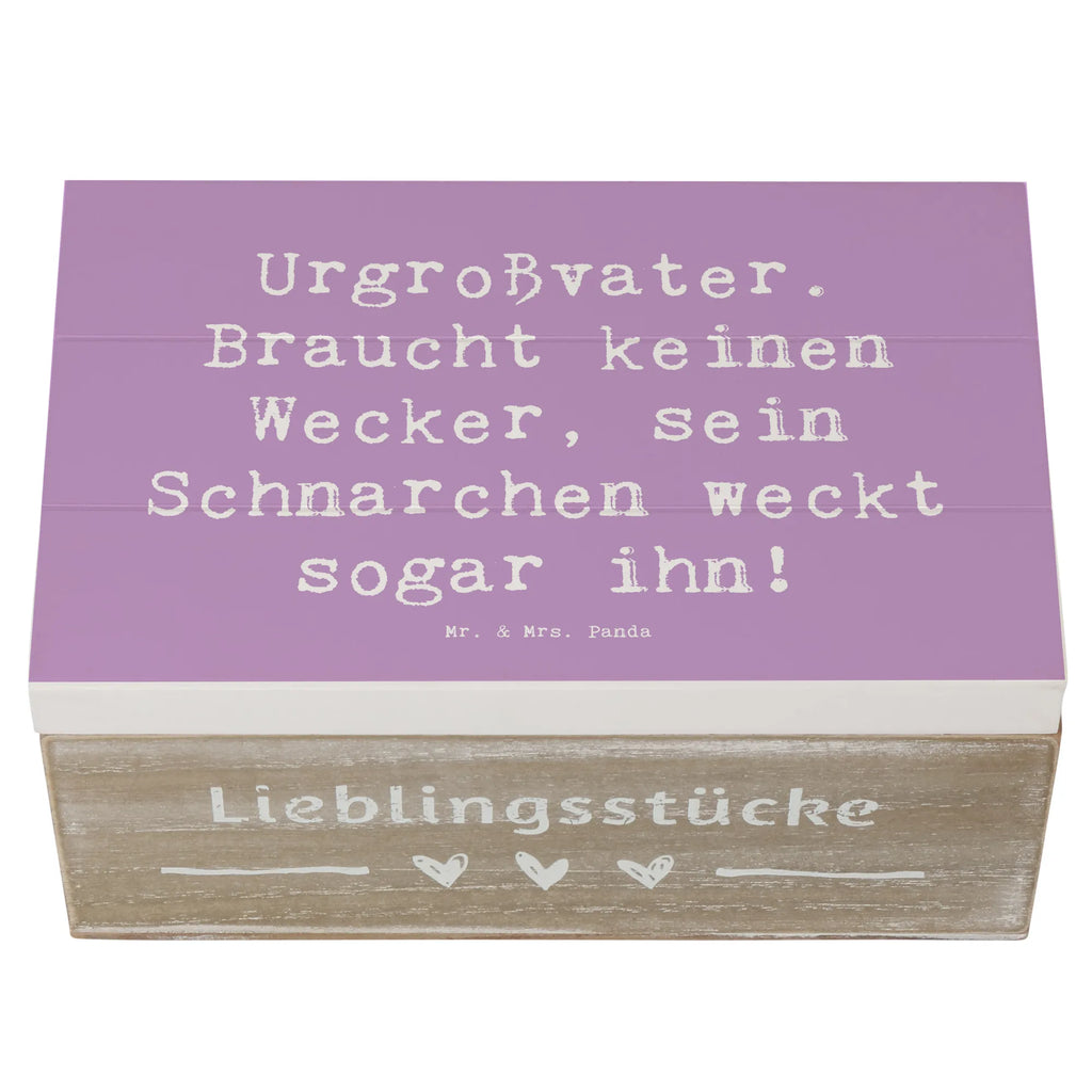 Holzkiste Spruch Urgroßvater Schnarchen Holzkiste, Kiste, Schatzkiste, Truhe, Schatulle, XXL, Erinnerungsbox, Erinnerungskiste, Dekokiste, Aufbewahrungsbox, Geschenkbox, Geschenkdose, Familie, Vatertag, Muttertag, Bruder, Schwester, Mama, Papa, Oma, Opa