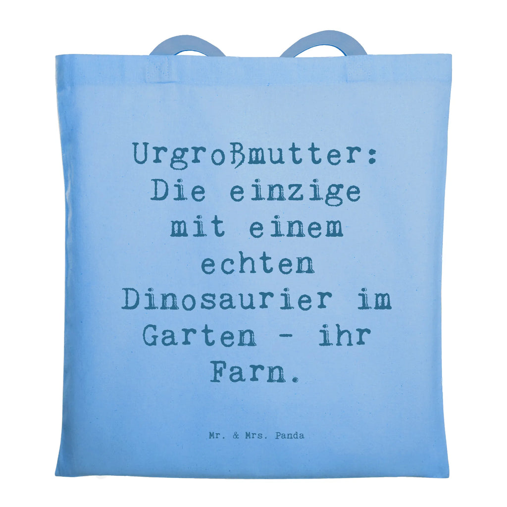 Tragetasche Spruch Urgroßmutter Farn Beuteltasche, Beutel, Einkaufstasche, Jutebeutel, Stoffbeutel, Tasche, Shopper, Umhängetasche, Strandtasche, Schultertasche, Stofftasche, Tragetasche, Badetasche, Jutetasche, Einkaufstüte, Laptoptasche, Familie, Vatertag, Muttertag, Bruder, Schwester, Mama, Papa, Oma, Opa