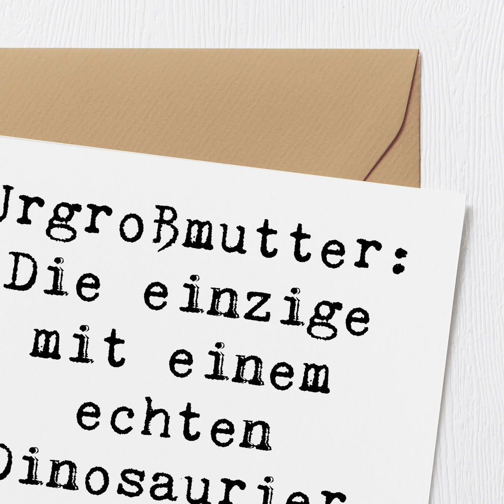 Deluxe Karte Spruch Urgroßmutter Farn Karte, Grußkarte, Klappkarte, Einladungskarte, Glückwunschkarte, Hochzeitskarte, Geburtstagskarte, Hochwertige Grußkarte, Hochwertige Klappkarte, Familie, Vatertag, Muttertag, Bruder, Schwester, Mama, Papa, Oma, Opa