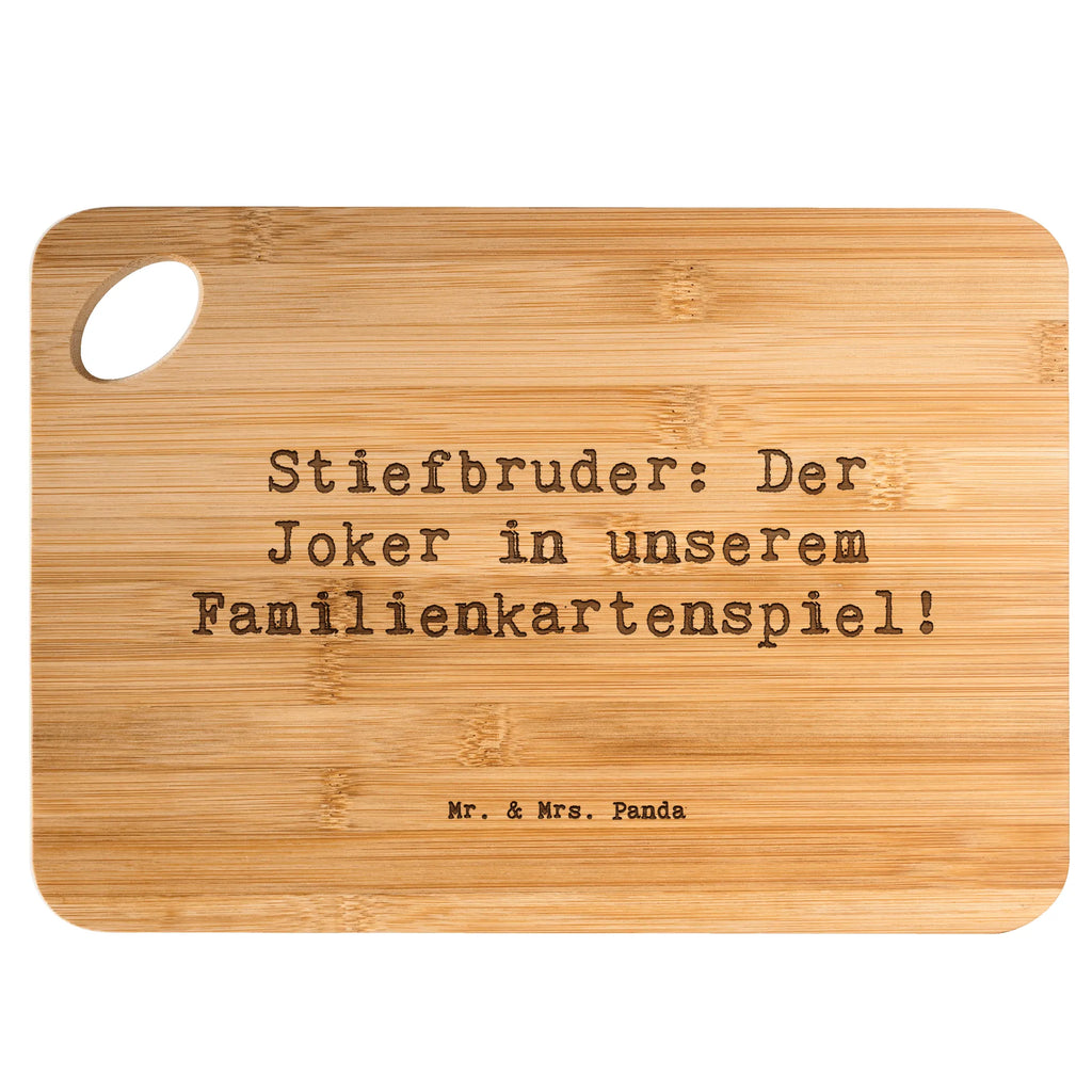 Bambus - Schneidebrett Spruch Stiefbruder: Der Joker in unserem Familienkartenspiel! Schneidebrett, Holzbrett, Küchenbrett, Frühstücksbrett, Hackbrett, Brett, Holzbrettchen, Servierbrett, Bretter, Holzbretter, Holz Bretter, Schneidebrett Holz, Holzbrett mit Gravur, Schneidbrett, Holzbrett Küche, Holzschneidebrett, Familie, Vatertag, Muttertag, Bruder, Schwester, Mama, Papa, Oma, Opa