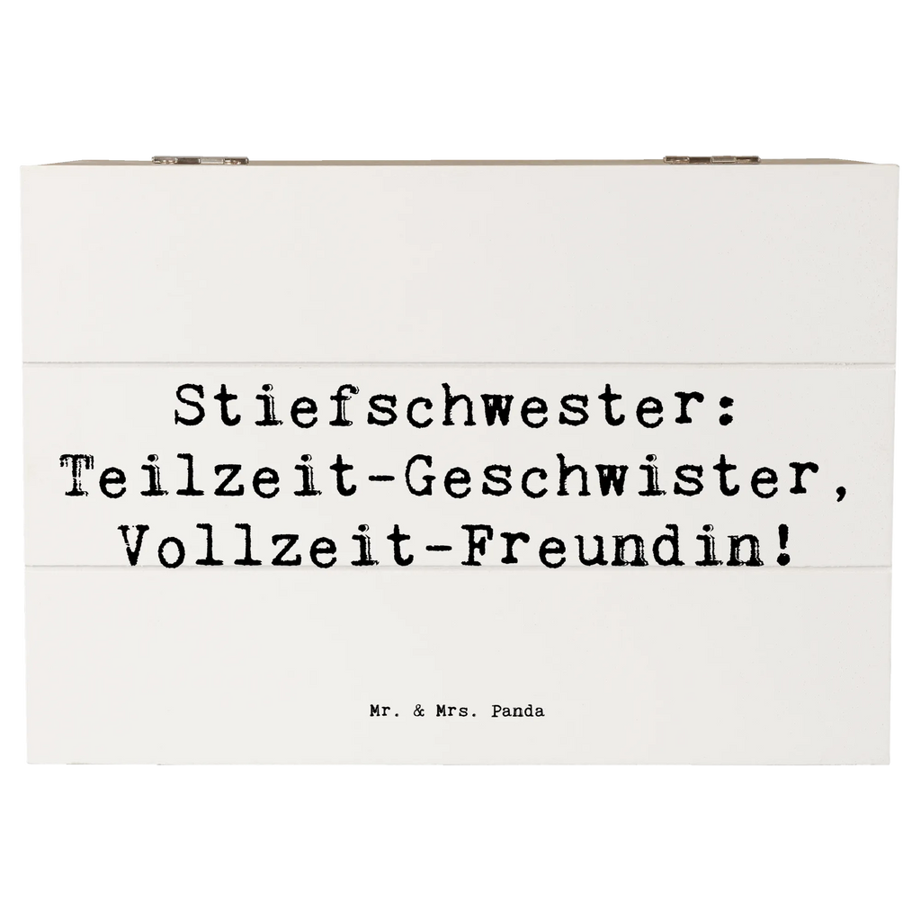 Holzkiste Spruch Stiefschwester Freundin Holzkiste, Kiste, Schatzkiste, Truhe, Schatulle, XXL, Erinnerungsbox, Erinnerungskiste, Dekokiste, Aufbewahrungsbox, Geschenkbox, Geschenkdose, Familie, Vatertag, Muttertag, Bruder, Schwester, Mama, Papa, Oma, Opa