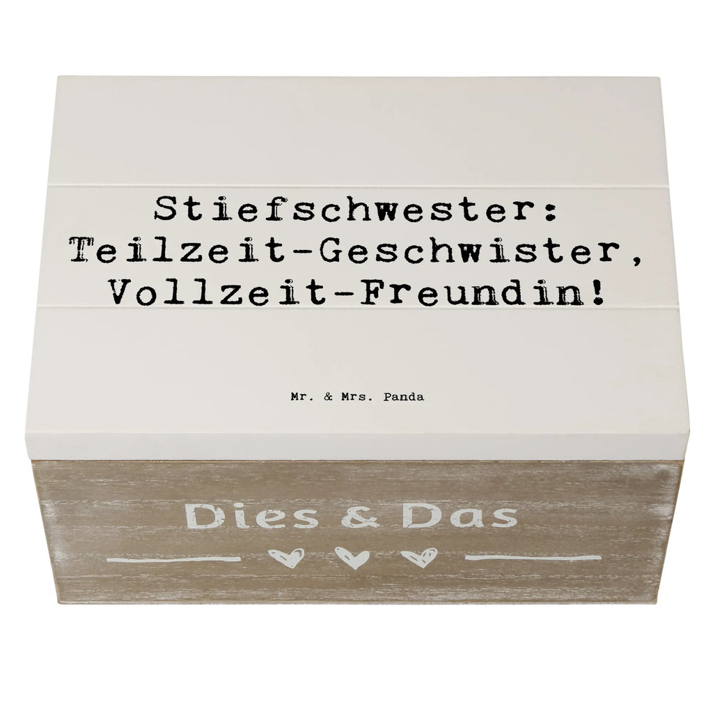 Holzkiste Spruch Stiefschwester Freundin Holzkiste, Kiste, Schatzkiste, Truhe, Schatulle, XXL, Erinnerungsbox, Erinnerungskiste, Dekokiste, Aufbewahrungsbox, Geschenkbox, Geschenkdose, Familie, Vatertag, Muttertag, Bruder, Schwester, Mama, Papa, Oma, Opa