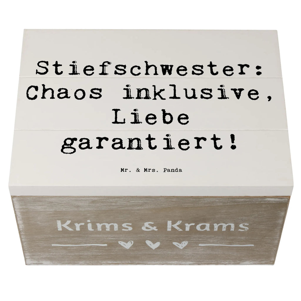 Holzkiste Spruch Stiefschwester Liebe Holzkiste, Kiste, Schatzkiste, Truhe, Schatulle, XXL, Erinnerungsbox, Erinnerungskiste, Dekokiste, Aufbewahrungsbox, Geschenkbox, Geschenkdose, Familie, Vatertag, Muttertag, Bruder, Schwester, Mama, Papa, Oma, Opa