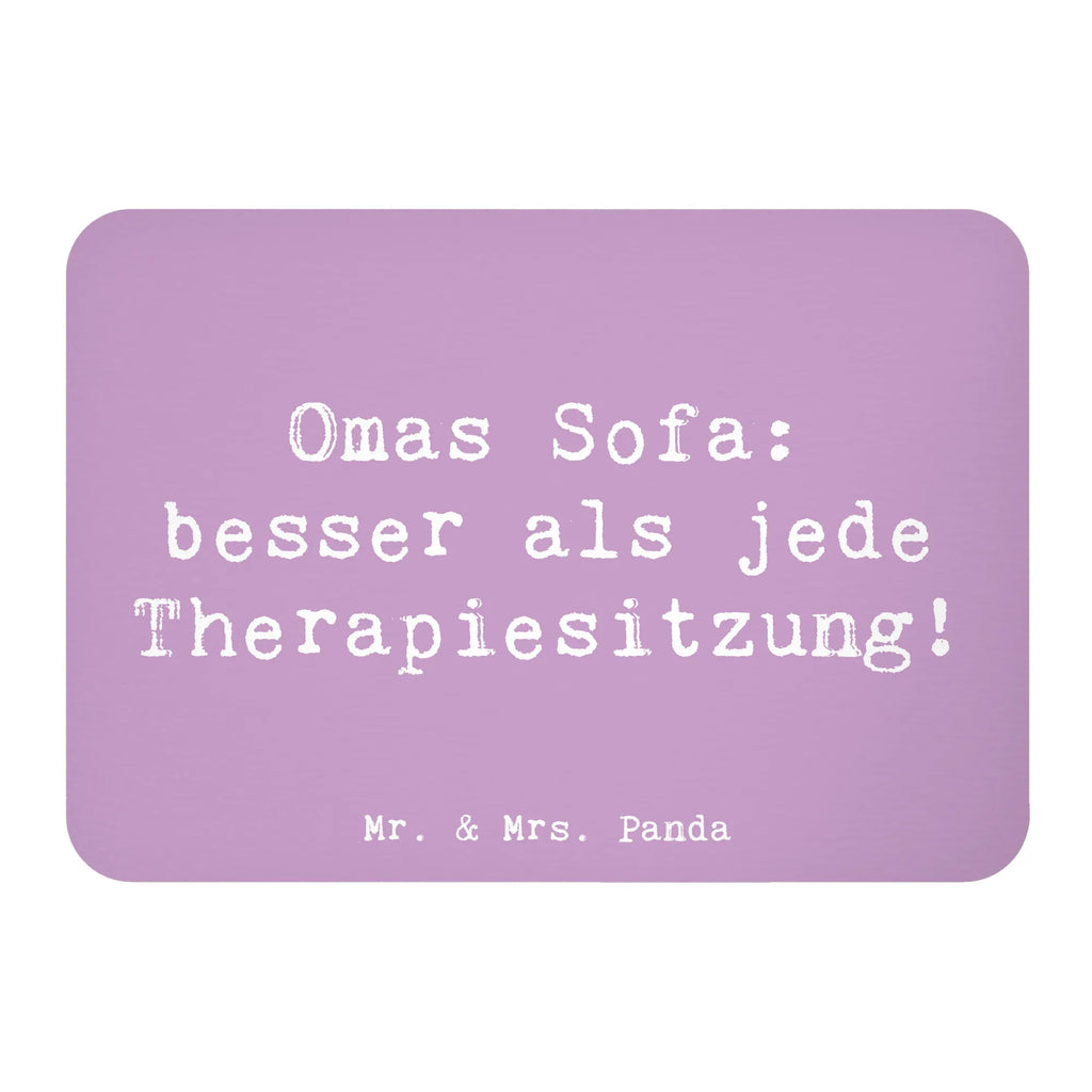 Magnet Spruch Omas Sofa: besser als jede Therapiesitzung! Kühlschrankmagnet, Pinnwandmagnet, Souvenir Magnet, Motivmagnete, Dekomagnet, Whiteboard Magnet, Notiz Magnet, Kühlschrank Dekoration, Familie, Vatertag, Muttertag, Bruder, Schwester, Mama, Papa, Oma, Opa