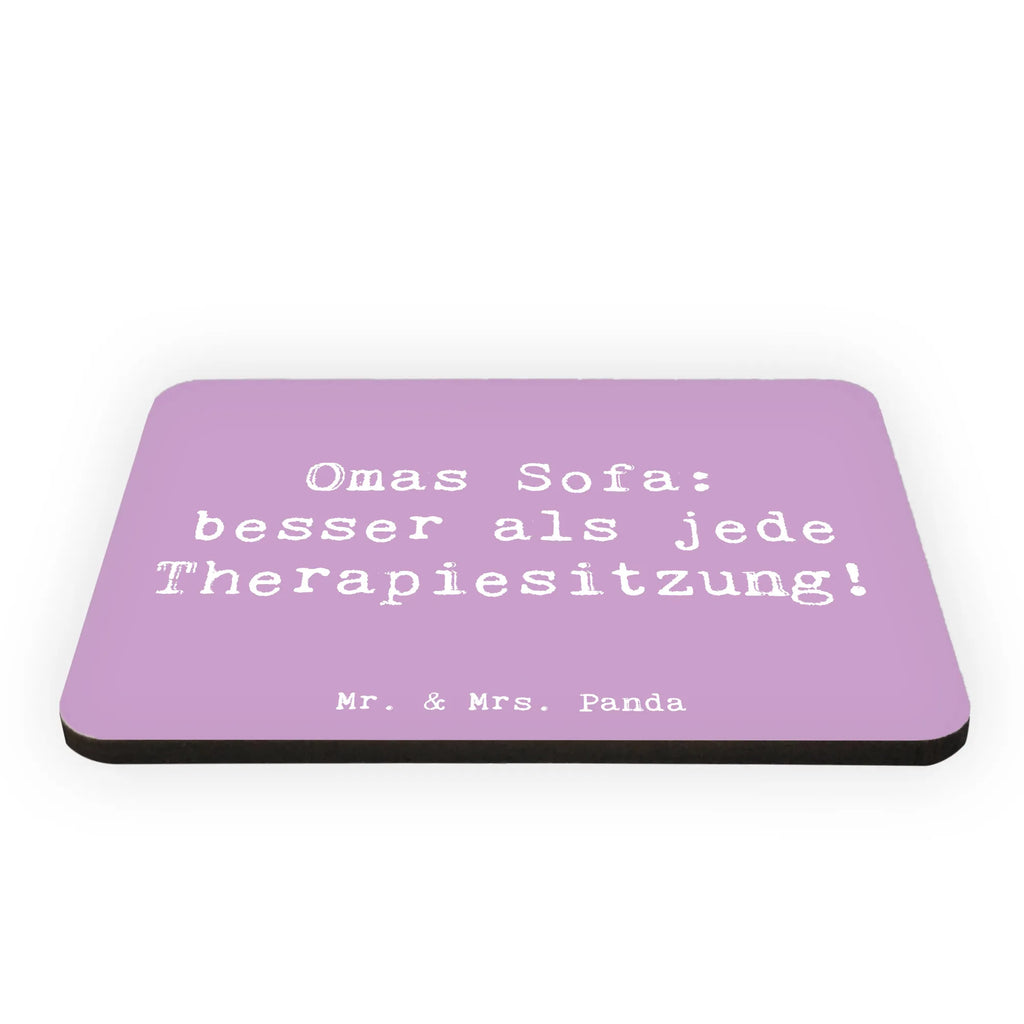 Magnet Spruch Omas Sofa: besser als jede Therapiesitzung! Kühlschrankmagnet, Pinnwandmagnet, Souvenir Magnet, Motivmagnete, Dekomagnet, Whiteboard Magnet, Notiz Magnet, Kühlschrank Dekoration, Familie, Vatertag, Muttertag, Bruder, Schwester, Mama, Papa, Oma, Opa