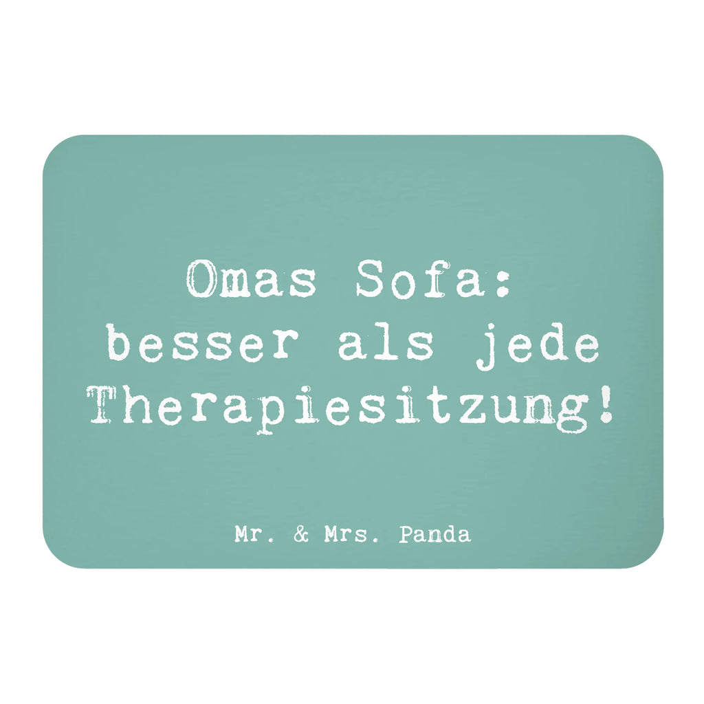 Magnet Spruch Omas Sofa: besser als jede Therapiesitzung! Kühlschrankmagnet, Pinnwandmagnet, Souvenir Magnet, Motivmagnete, Dekomagnet, Whiteboard Magnet, Notiz Magnet, Kühlschrank Dekoration, Familie, Vatertag, Muttertag, Bruder, Schwester, Mama, Papa, Oma, Opa