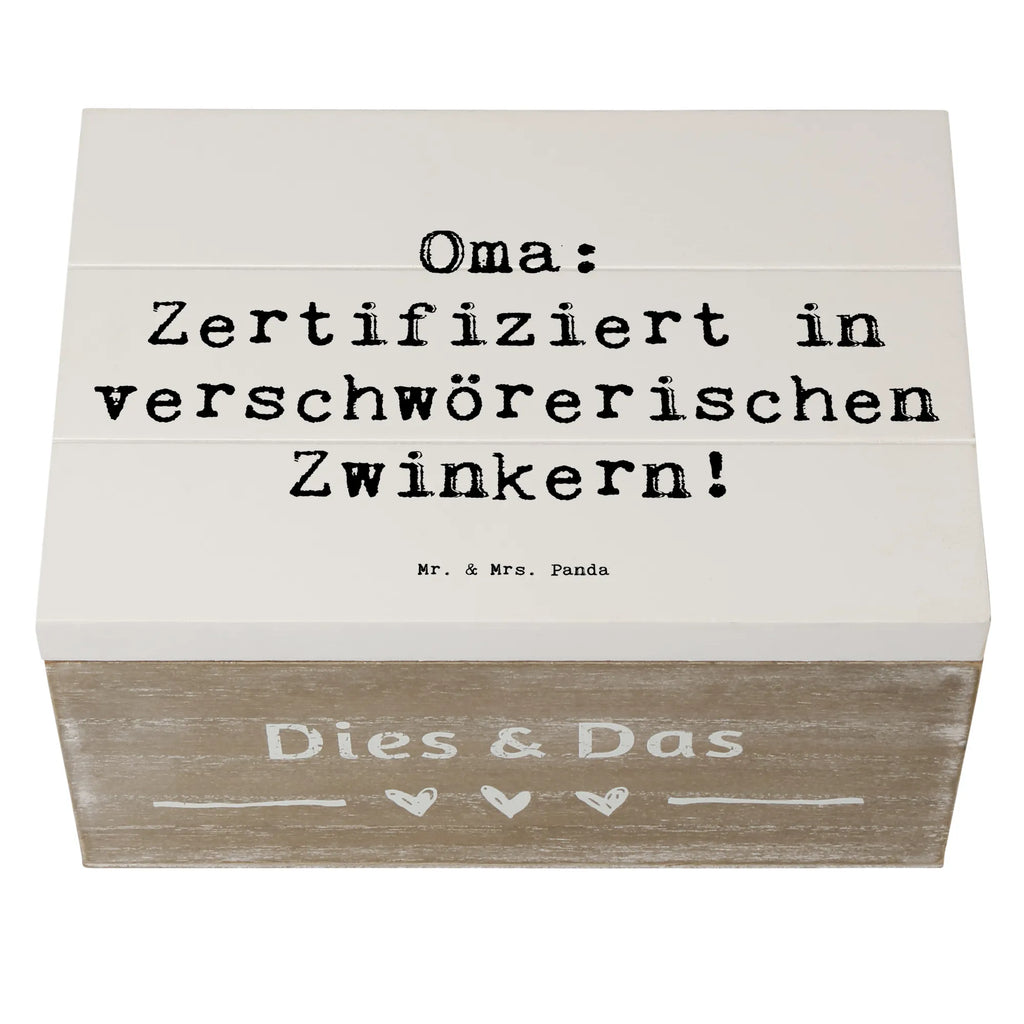 Holzkiste Spruch Oma Zwinkern Holzkiste, Kiste, Schatzkiste, Truhe, Schatulle, XXL, Erinnerungsbox, Erinnerungskiste, Dekokiste, Aufbewahrungsbox, Geschenkbox, Geschenkdose, Familie, Vatertag, Muttertag, Bruder, Schwester, Mama, Papa, Oma, Opa