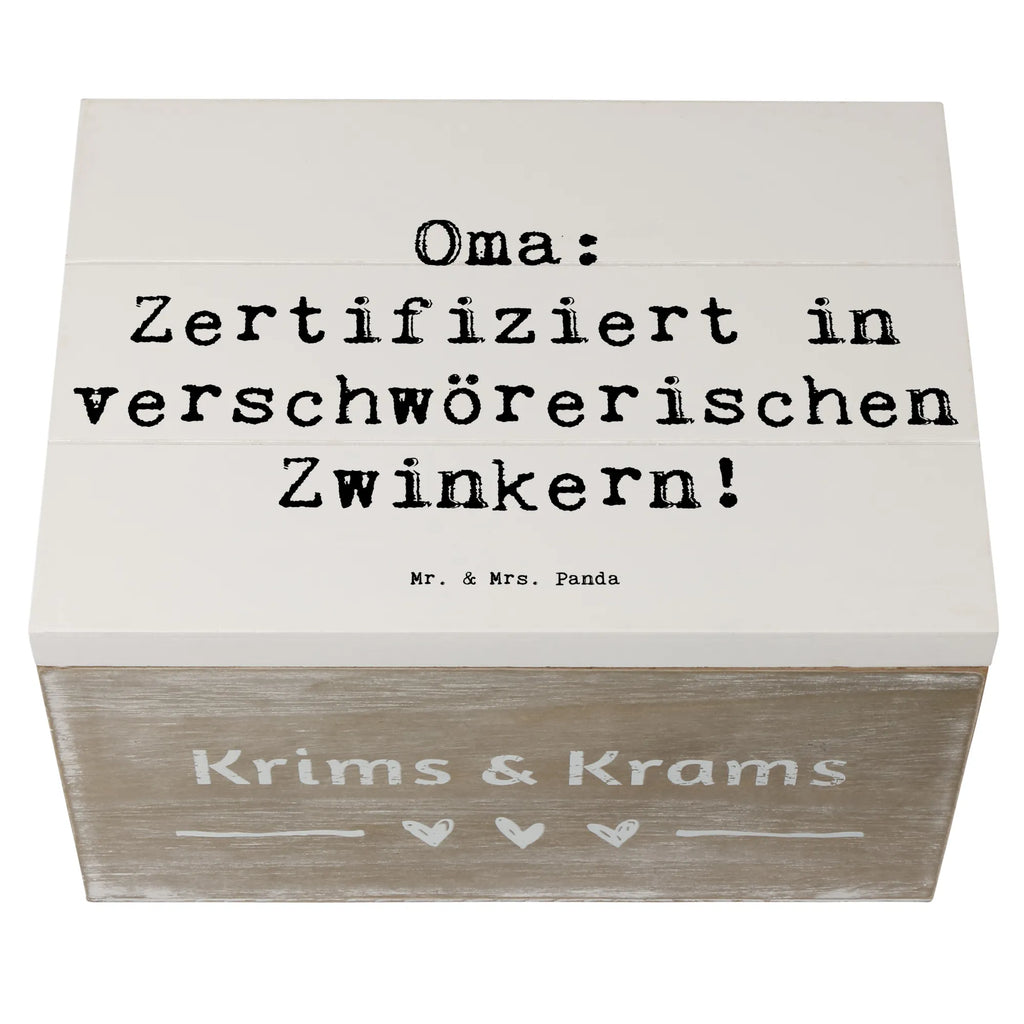 Holzkiste Spruch Oma Zwinkern Holzkiste, Kiste, Schatzkiste, Truhe, Schatulle, XXL, Erinnerungsbox, Erinnerungskiste, Dekokiste, Aufbewahrungsbox, Geschenkbox, Geschenkdose, Familie, Vatertag, Muttertag, Bruder, Schwester, Mama, Papa, Oma, Opa