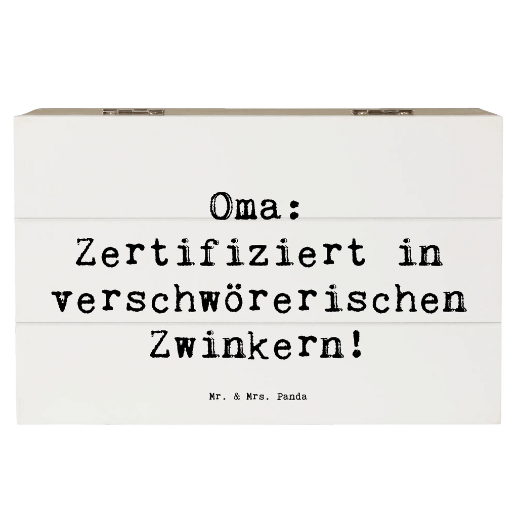 Holzkiste Spruch Oma Zwinkern Holzkiste, Kiste, Schatzkiste, Truhe, Schatulle, XXL, Erinnerungsbox, Erinnerungskiste, Dekokiste, Aufbewahrungsbox, Geschenkbox, Geschenkdose, Familie, Vatertag, Muttertag, Bruder, Schwester, Mama, Papa, Oma, Opa