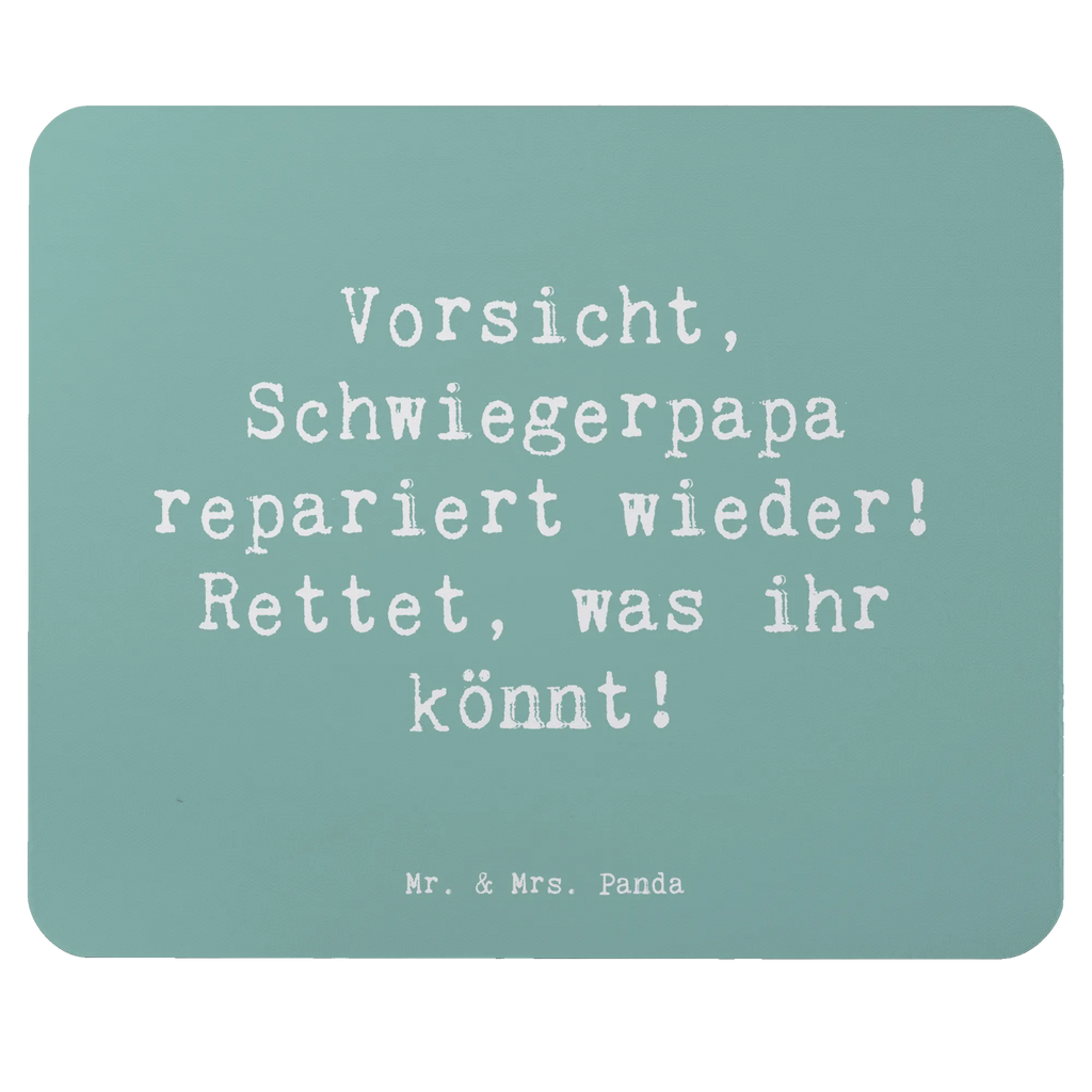 Mauspad Spruch Schwiegerpapa Repariert Mousepad, Computer zubehör, Büroausstattung, PC Zubehör, Arbeitszimmer, Mauspad, Einzigartiges Mauspad, Designer Mauspad, Mausunterlage, Mauspad Büro, Familie, Vatertag, Muttertag, Bruder, Schwester, Mama, Papa, Oma, Opa