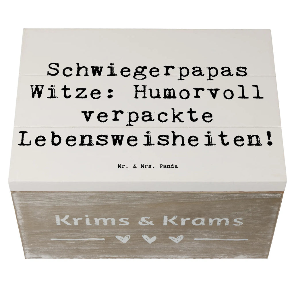 Holzkiste Spruch Schwiegerpapa Witze Holzkiste, Kiste, Schatzkiste, Truhe, Schatulle, XXL, Erinnerungsbox, Erinnerungskiste, Dekokiste, Aufbewahrungsbox, Geschenkbox, Geschenkdose, Familie, Vatertag, Muttertag, Bruder, Schwester, Mama, Papa, Oma, Opa