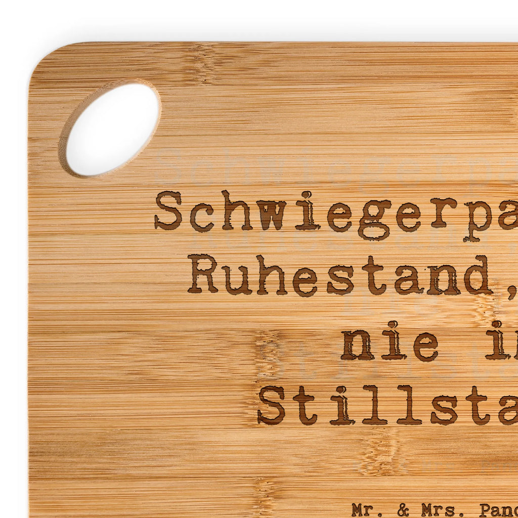 Bambus - Schneidebrett Spruch Schwiegerpapa Ruhestand Schneidebrett, Holzbrett, Küchenbrett, Frühstücksbrett, Hackbrett, Brett, Holzbrettchen, Servierbrett, Bretter, Holzbretter, Holz Bretter, Schneidebrett Holz, Holzbrett mit Gravur, Schneidbrett, Holzbrett Küche, Holzschneidebrett, Familie, Vatertag, Muttertag, Bruder, Schwester, Mama, Papa, Oma, Opa