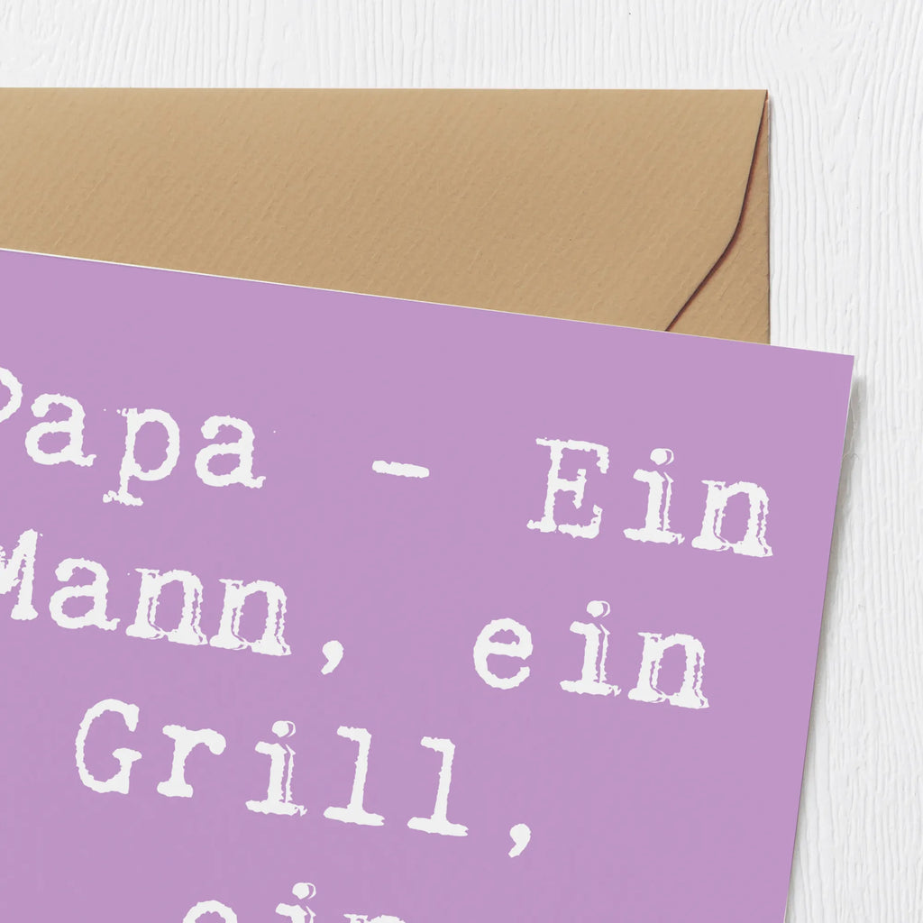 Deluxe Karte Spruch Papa Abenteuer Karte, Grußkarte, Klappkarte, Einladungskarte, Glückwunschkarte, Hochzeitskarte, Geburtstagskarte, Hochwertige Grußkarte, Hochwertige Klappkarte, Familie, Vatertag, Muttertag, Bruder, Schwester, Mama, Papa, Oma, Opa