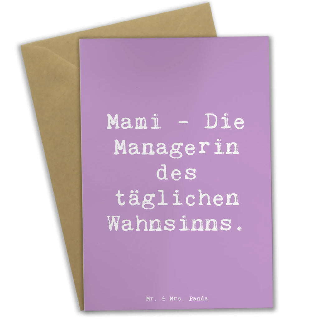 Grußkarte Spruch Mami Managerin Grußkarte, Klappkarte, Einladungskarte, Glückwunschkarte, Hochzeitskarte, Geburtstagskarte, Karte, Ansichtskarten, Familie, Vatertag, Muttertag, Bruder, Schwester, Mama, Papa, Oma, Opa