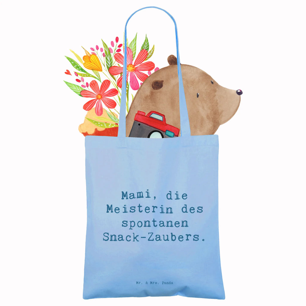 Tragetasche Spruch Mami Snack-Zauber Beuteltasche, Beutel, Einkaufstasche, Jutebeutel, Stoffbeutel, Tasche, Shopper, Umhängetasche, Strandtasche, Schultertasche, Stofftasche, Tragetasche, Badetasche, Jutetasche, Einkaufstüte, Laptoptasche, Familie, Vatertag, Muttertag, Bruder, Schwester, Mama, Papa, Oma, Opa