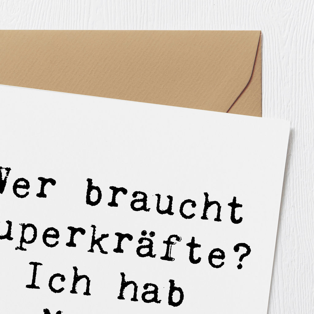 Deluxe Karte Spruch Mami Magie Karte, Grußkarte, Klappkarte, Einladungskarte, Glückwunschkarte, Hochzeitskarte, Geburtstagskarte, Hochwertige Grußkarte, Hochwertige Klappkarte, Familie, Vatertag, Muttertag, Bruder, Schwester, Mama, Papa, Oma, Opa