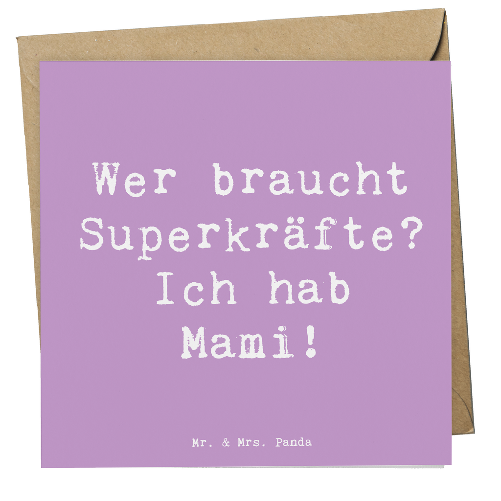 Deluxe Karte Spruch Mami Magie Karte, Grußkarte, Klappkarte, Einladungskarte, Glückwunschkarte, Hochzeitskarte, Geburtstagskarte, Hochwertige Grußkarte, Hochwertige Klappkarte, Familie, Vatertag, Muttertag, Bruder, Schwester, Mama, Papa, Oma, Opa