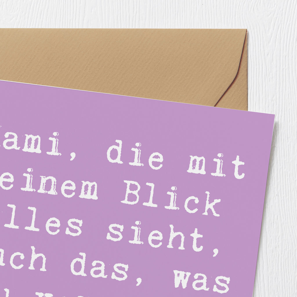 Deluxe Karte Spruch Mami Superkraft Karte, Grußkarte, Klappkarte, Einladungskarte, Glückwunschkarte, Hochzeitskarte, Geburtstagskarte, Hochwertige Grußkarte, Hochwertige Klappkarte, Familie, Vatertag, Muttertag, Bruder, Schwester, Mama, Papa, Oma, Opa