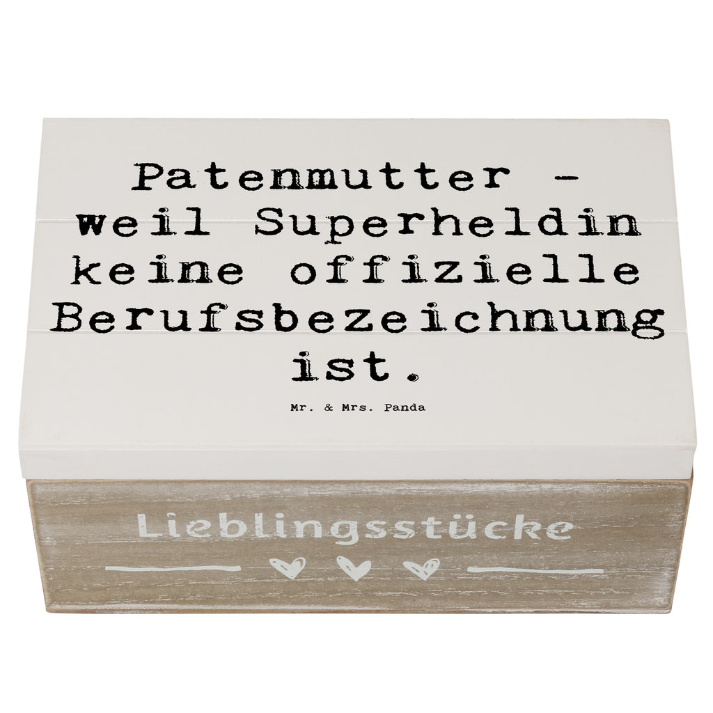 Holzkiste Spruch Patenmutter Superheldin Holzkiste, Kiste, Schatzkiste, Truhe, Schatulle, XXL, Erinnerungsbox, Erinnerungskiste, Dekokiste, Aufbewahrungsbox, Geschenkbox, Geschenkdose, Familie, Vatertag, Muttertag, Bruder, Schwester, Mama, Papa, Oma, Opa