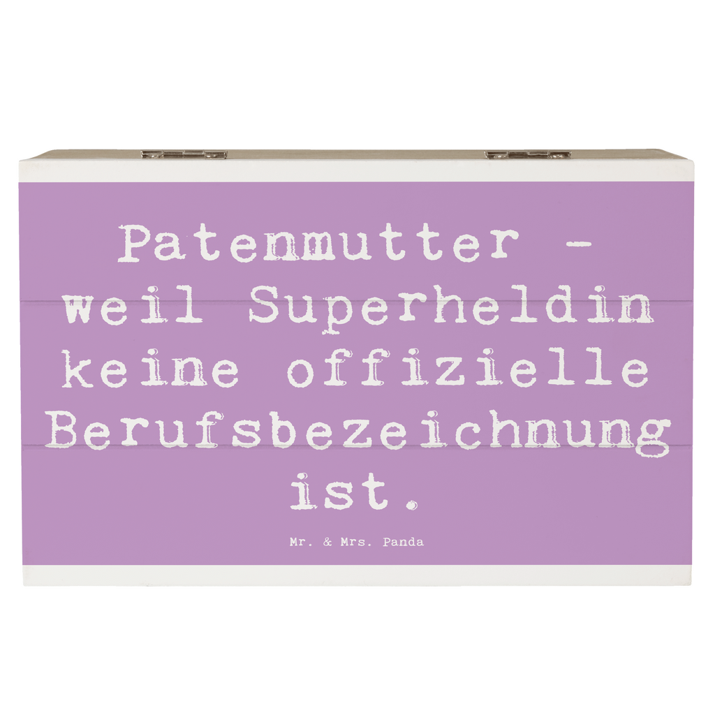 Holzkiste Spruch Patenmutter Superheldin Holzkiste, Kiste, Schatzkiste, Truhe, Schatulle, XXL, Erinnerungsbox, Erinnerungskiste, Dekokiste, Aufbewahrungsbox, Geschenkbox, Geschenkdose, Familie, Vatertag, Muttertag, Bruder, Schwester, Mama, Papa, Oma, Opa