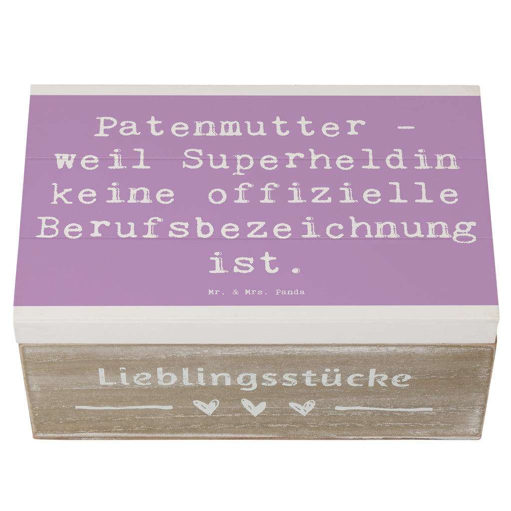 Holzkiste Spruch Patenmutter Superheldin Holzkiste, Kiste, Schatzkiste, Truhe, Schatulle, XXL, Erinnerungsbox, Erinnerungskiste, Dekokiste, Aufbewahrungsbox, Geschenkbox, Geschenkdose, Familie, Vatertag, Muttertag, Bruder, Schwester, Mama, Papa, Oma, Opa