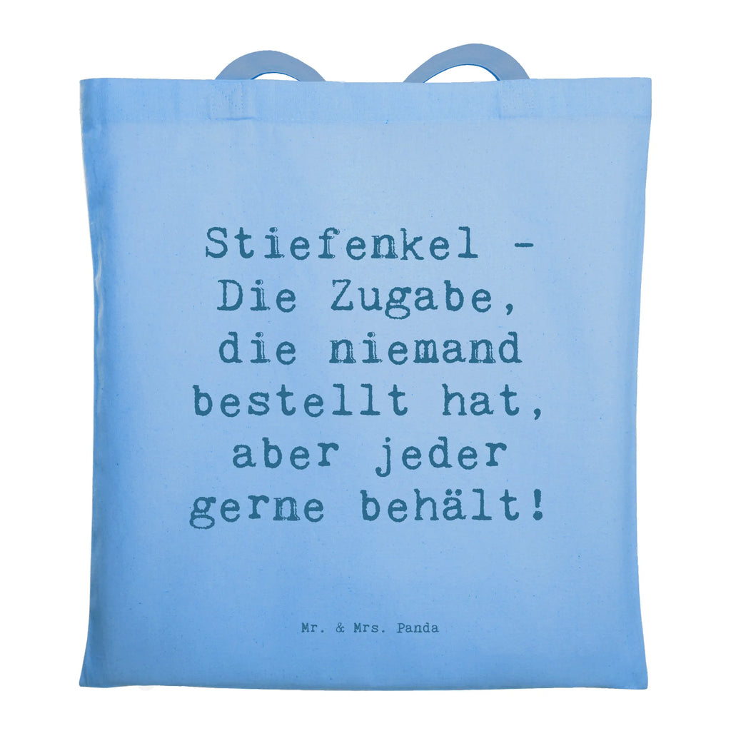 Tragetasche Spruch Stiefenkel Freude Beuteltasche, Beutel, Einkaufstasche, Jutebeutel, Stoffbeutel, Tasche, Shopper, Umhängetasche, Strandtasche, Schultertasche, Stofftasche, Tragetasche, Badetasche, Jutetasche, Einkaufstüte, Laptoptasche, Familie, Vatertag, Muttertag, Bruder, Schwester, Mama, Papa, Oma, Opa