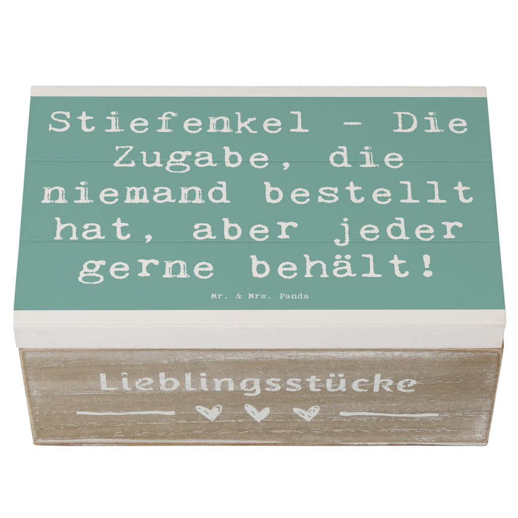 Holzkiste Spruch Stiefenkel Freude Holzkiste, Kiste, Schatzkiste, Truhe, Schatulle, XXL, Erinnerungsbox, Erinnerungskiste, Dekokiste, Aufbewahrungsbox, Geschenkbox, Geschenkdose, Familie, Vatertag, Muttertag, Bruder, Schwester, Mama, Papa, Oma, Opa