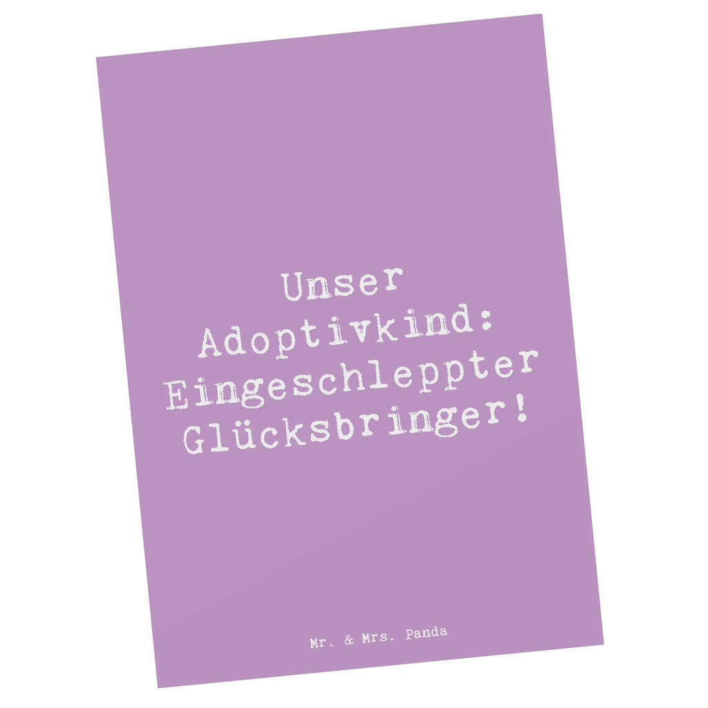 Postkarte Spruch Adoptivkind Glücksbringer Postkarte, Karte, Geschenkkarte, Grußkarte, Einladung, Ansichtskarte, Geburtstagskarte, Einladungskarte, Dankeskarte, Ansichtskarten, Einladung Geburtstag, Einladungskarten Geburtstag, Familie, Vatertag, Muttertag, Bruder, Schwester, Mama, Papa, Oma, Opa