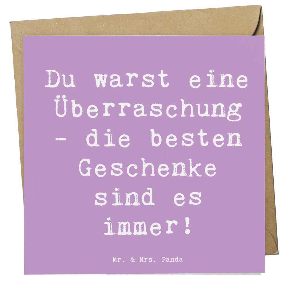 Deluxe Karte Spruch Überraschung Adoptivkind Karte, Grußkarte, Klappkarte, Einladungskarte, Glückwunschkarte, Hochzeitskarte, Geburtstagskarte, Hochwertige Grußkarte, Hochwertige Klappkarte, Familie, Vatertag, Muttertag, Bruder, Schwester, Mama, Papa, Oma, Opa