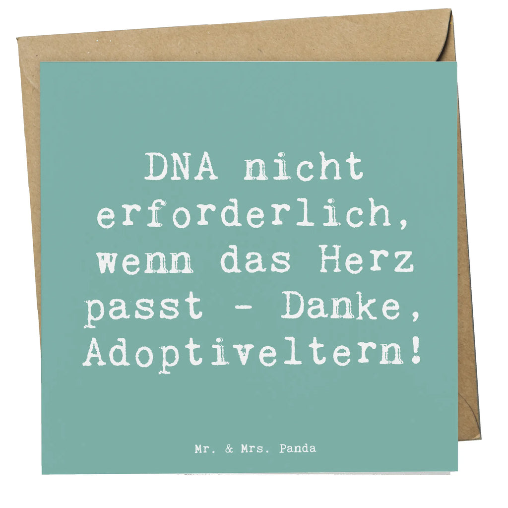 Deluxe Karte Spruch Liebe Adoptiveltern Karte, Grußkarte, Klappkarte, Einladungskarte, Glückwunschkarte, Hochzeitskarte, Geburtstagskarte, Hochwertige Grußkarte, Hochwertige Klappkarte, Familie, Vatertag, Muttertag, Bruder, Schwester, Mama, Papa, Oma, Opa