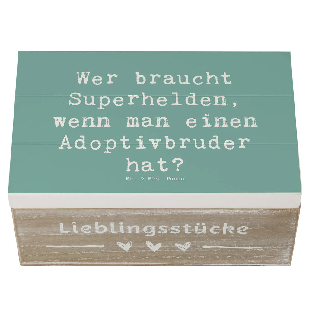 Holzkiste Spruch Held Adoptivbruder Holzkiste, Kiste, Schatzkiste, Truhe, Schatulle, XXL, Erinnerungsbox, Erinnerungskiste, Dekokiste, Aufbewahrungsbox, Geschenkbox, Geschenkdose, Familie, Vatertag, Muttertag, Bruder, Schwester, Mama, Papa, Oma, Opa