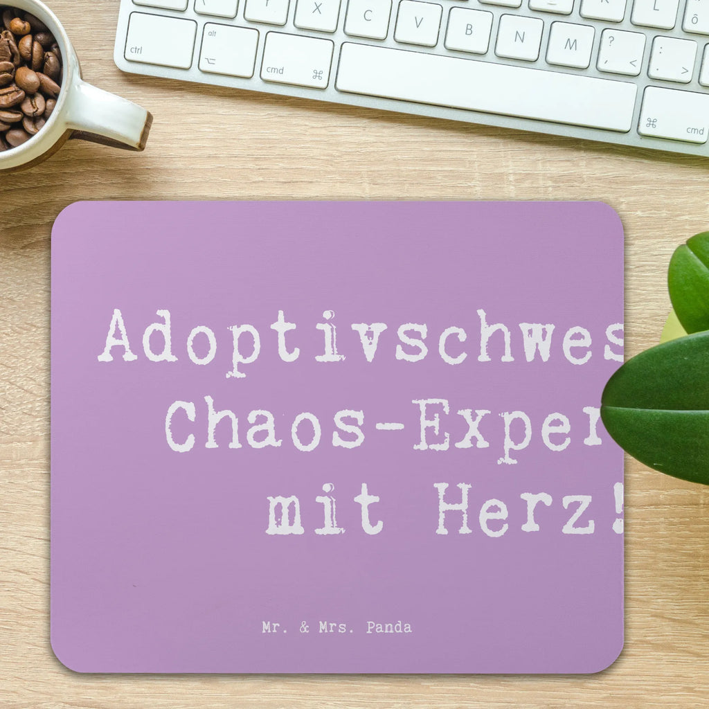 Mauspad Spruch Adoptivschwester Chaos Mousepad, Computer zubehör, Büroausstattung, PC Zubehör, Arbeitszimmer, Mauspad, Einzigartiges Mauspad, Designer Mauspad, Mausunterlage, Mauspad Büro, Familie, Vatertag, Muttertag, Bruder, Schwester, Mama, Papa, Oma, Opa