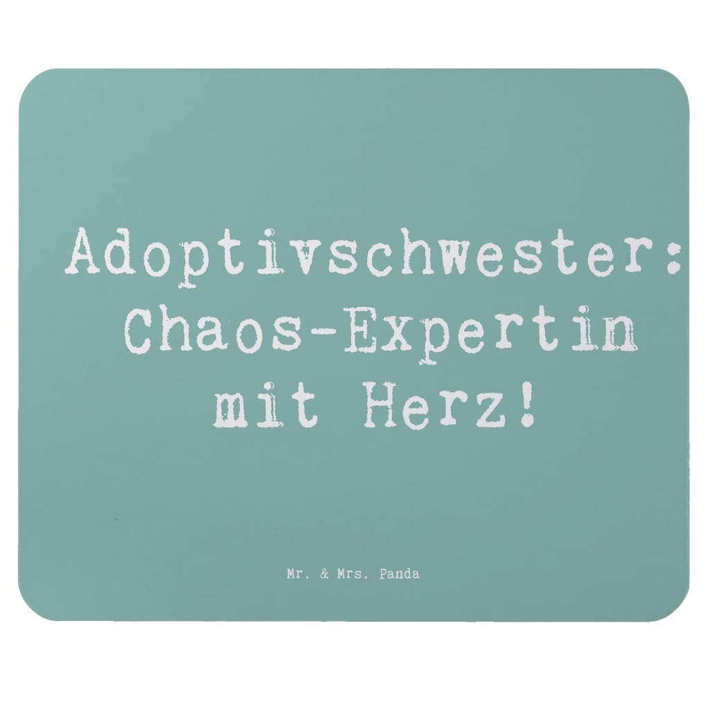 Mauspad Spruch Adoptivschwester Chaos Mousepad, Computer zubehör, Büroausstattung, PC Zubehör, Arbeitszimmer, Mauspad, Einzigartiges Mauspad, Designer Mauspad, Mausunterlage, Mauspad Büro, Familie, Vatertag, Muttertag, Bruder, Schwester, Mama, Papa, Oma, Opa