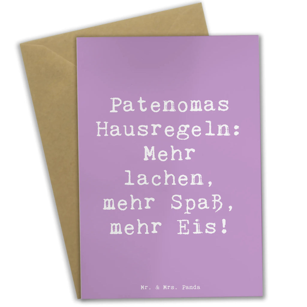 Grußkarte Spruch Patenoma Hausregeln Grußkarte, Klappkarte, Einladungskarte, Glückwunschkarte, Hochzeitskarte, Geburtstagskarte, Karte, Ansichtskarten, Familie, Vatertag, Muttertag, Bruder, Schwester, Mama, Papa, Oma, Opa