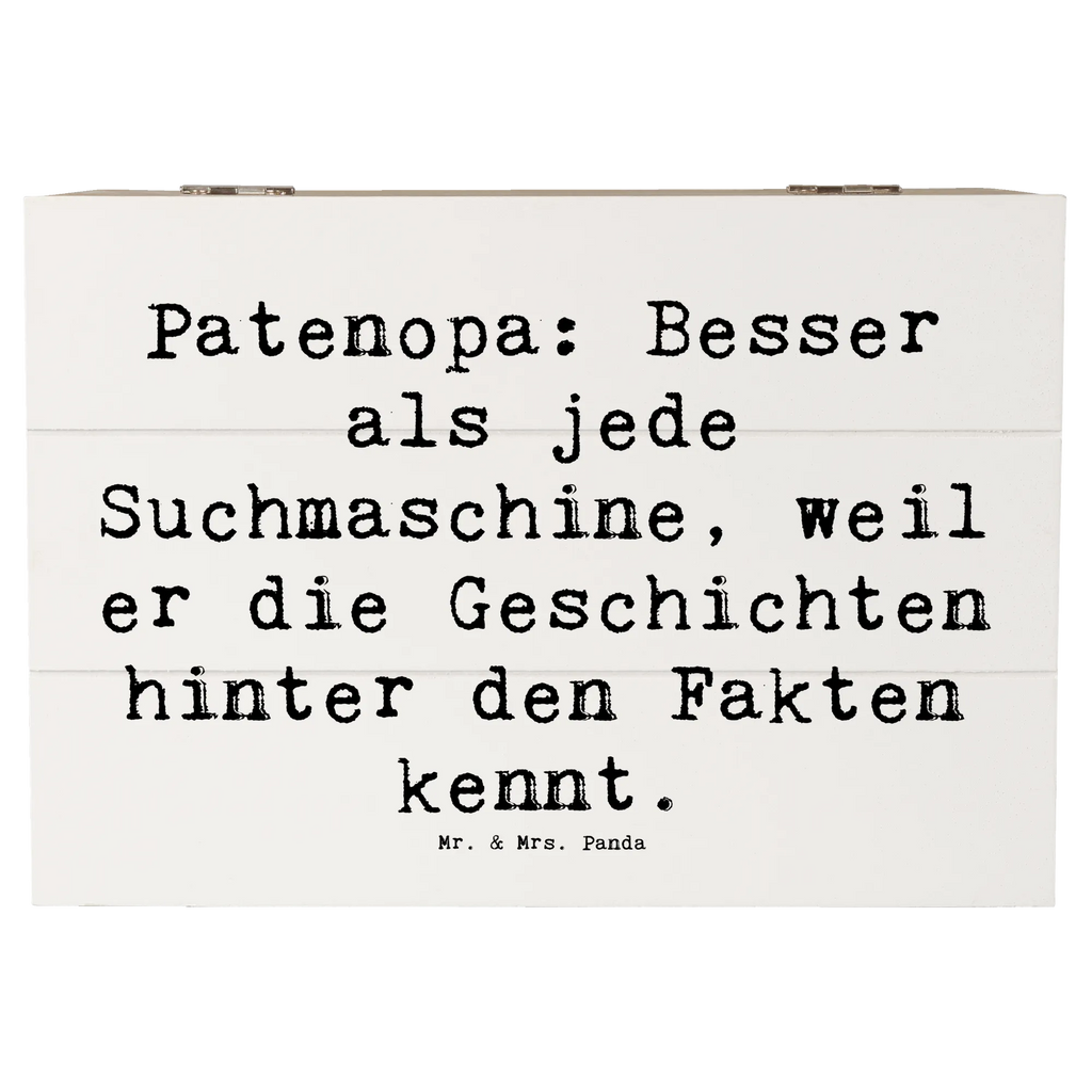 Holzkiste Spruch Patenopa Geschichten Holzkiste, Kiste, Schatzkiste, Truhe, Schatulle, XXL, Erinnerungsbox, Erinnerungskiste, Dekokiste, Aufbewahrungsbox, Geschenkbox, Geschenkdose, Familie, Vatertag, Muttertag, Bruder, Schwester, Mama, Papa, Oma, Opa