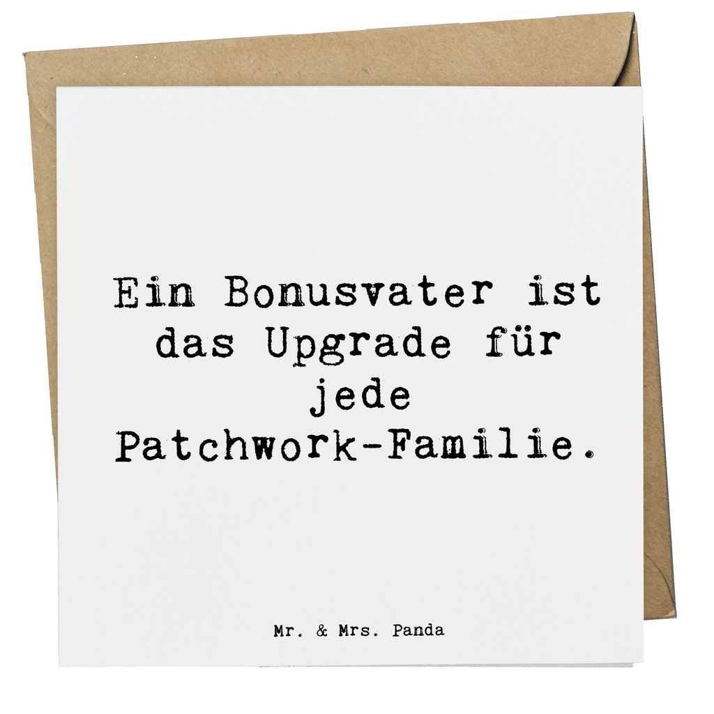 Deluxe Karte Spruch Bonusvater Upgrade Karte, Grußkarte, Klappkarte, Einladungskarte, Glückwunschkarte, Hochzeitskarte, Geburtstagskarte, Hochwertige Grußkarte, Hochwertige Klappkarte, Familie, Vatertag, Muttertag, Bruder, Schwester, Mama, Papa, Oma, Opa