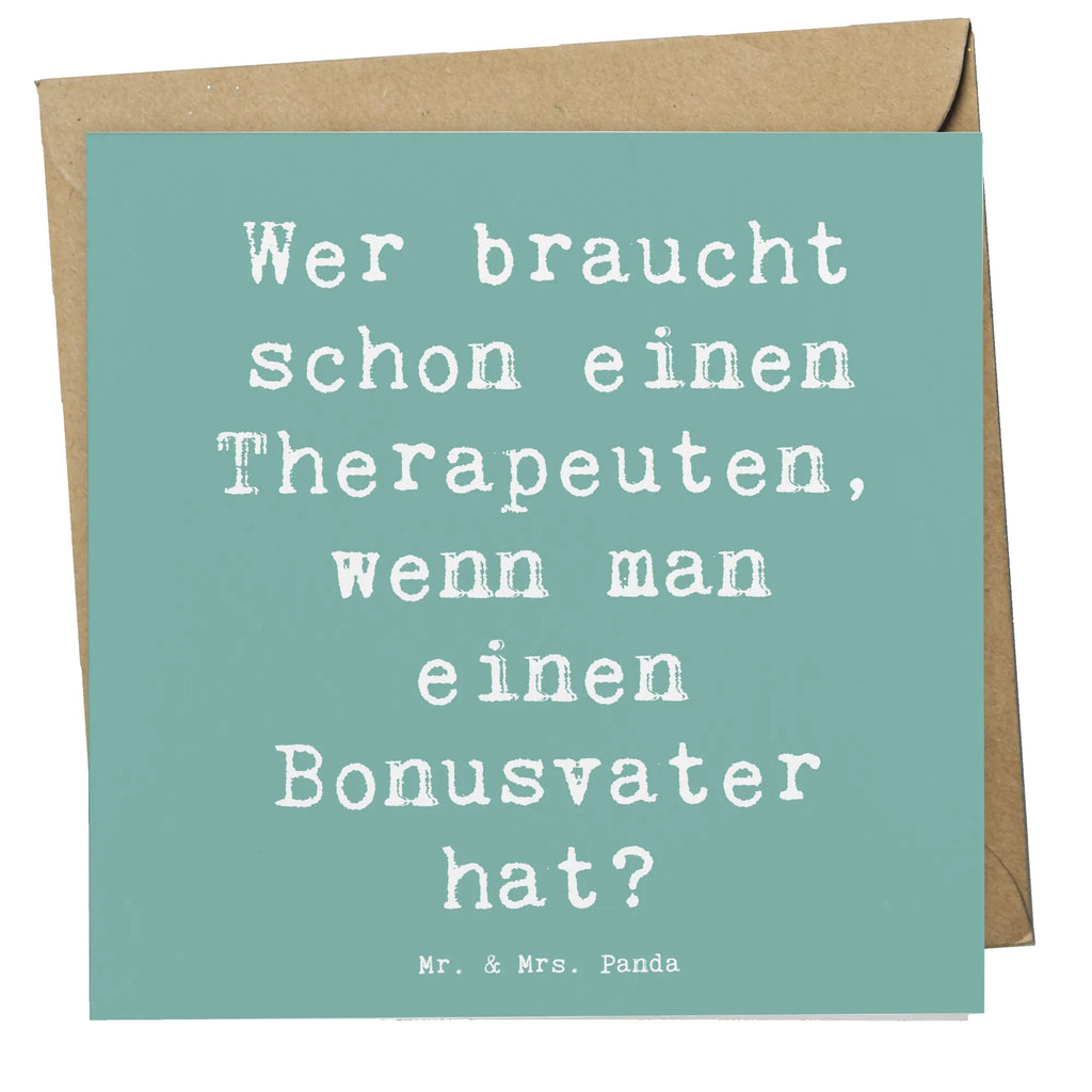 Deluxe Karte Spruch Bonusvater Liebe Karte, Grußkarte, Klappkarte, Einladungskarte, Glückwunschkarte, Hochzeitskarte, Geburtstagskarte, Hochwertige Grußkarte, Hochwertige Klappkarte, Familie, Vatertag, Muttertag, Bruder, Schwester, Mama, Papa, Oma, Opa